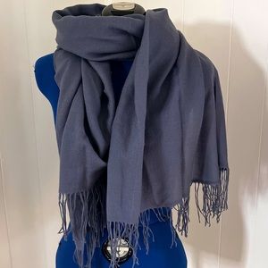 Gray 100% Pashmina Scarf